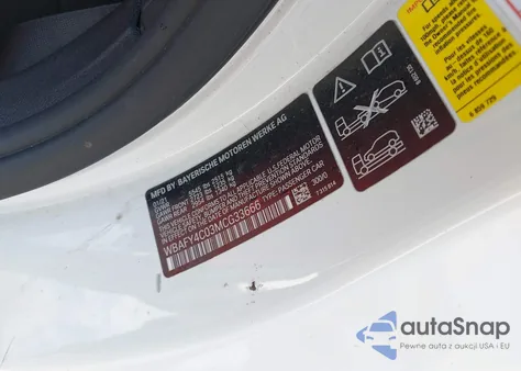 2021 BMW M850I xDrive из США, поврежденный, VIN WBAFY4C03MCG33666